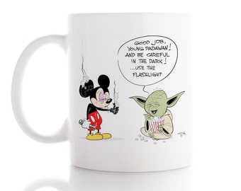 Star Wars Mug , Youda Mug, Tea Mug, Mickey Mouse Mug, Cartoon Mug, Office Mug, Coffee cup