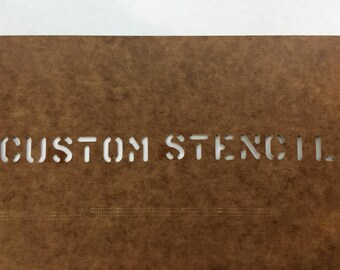 Real U.S Military CUSTOM MADE Oil board 1 Inch Stencils , Made with your information. Army USMC usn Usaf Stencil usgi Marsh Machine