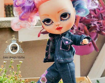 Denim of blythe, pullip, barbie, doll