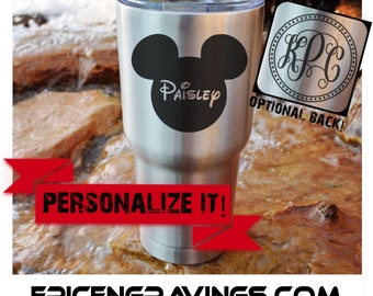 YETI or RTIC Engraved Tumbler/Disney/Disney Yeti/Disney Tumbler/Disney Cup/Disney Trip/Mickey/Mickey with Name/Personalized Gift