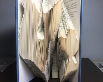 Disney Book Folding Pattern of Timon and Pumbaa From The Lion King