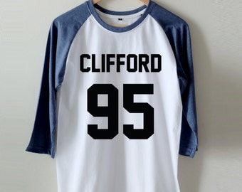 MICHAEL CLIFFORD shirts CLIFFORD 95 tshirt Clothing High Quality Screen Print cotton unisex Raglan shirt Longsleeve shirts Baseball shirt
