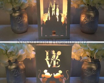 Castle and Mice candle holder