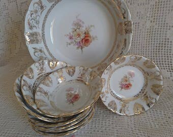 Serving dessert or fruit salad, porcelain, early 1960s. DEUTSCHLAND.