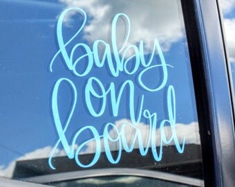 Baby on Board Sticker Baby on Board Decal Baby on Board Car Decal Baby on Board Car Sticker