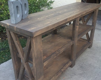 Wood Entry Table farmhouse entry table | etsy Wood Entry Table farmhouse entry table | etsy