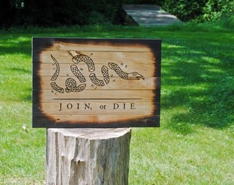 Join Or Die gun Cabinet Gun Case Gun Concealment Cabinet Gun Safe Hidden gun Gun Flag Gifts for him Man Cave American Flag Flag Wood Flag
