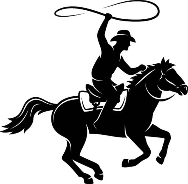 Download Cowboy Lasso #1 Horse Saddle Country Western Horse Riding Rodeo Ranch Old West Wrangler Logo ...