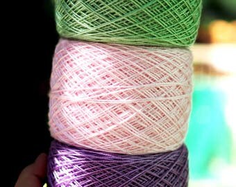 Summer Lamoon #20 l Soft and Shiny Lace weight Yarn 100 gr