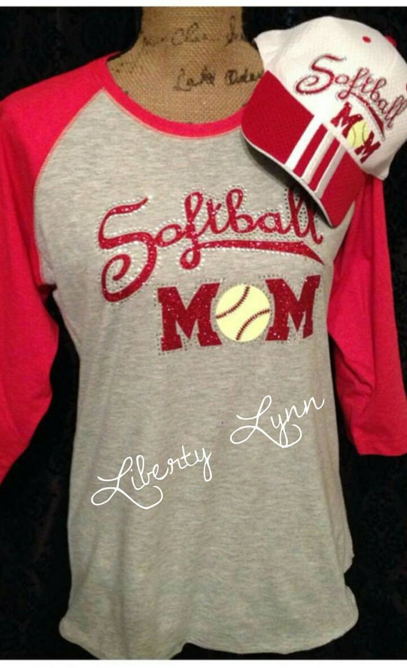Download Softball MOM Shirt & Hat 2 Designs for 1 / SVG / Vector Cut