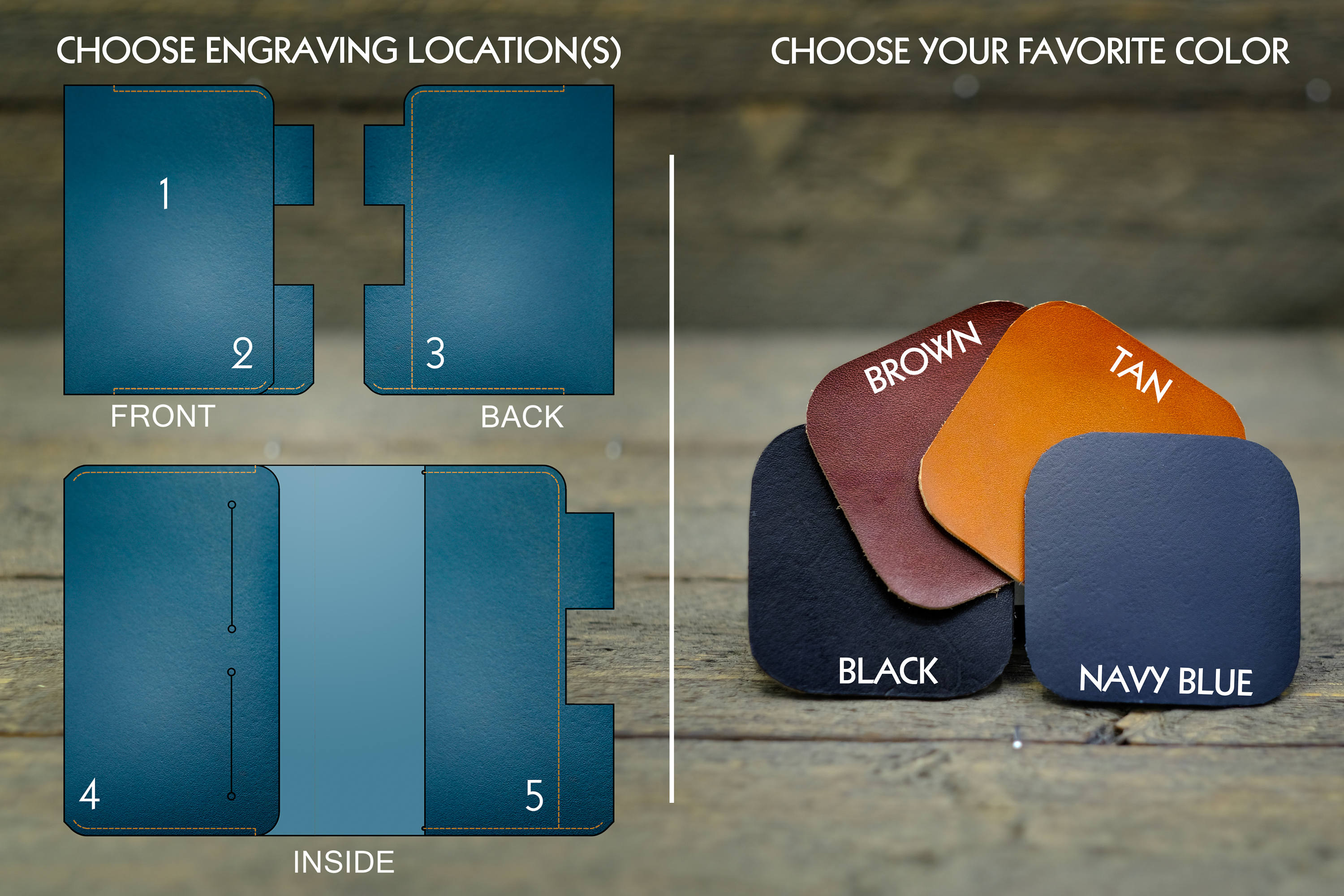 Moleskin pen holder / Leather moleskine cover / Personalized