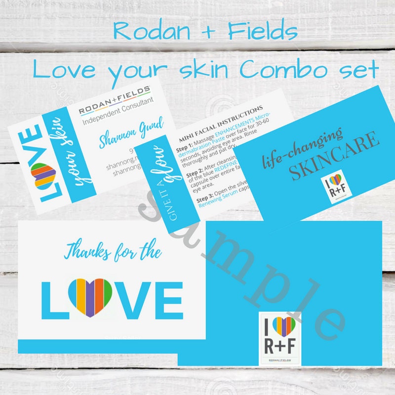 Rodan And Fields Business Card Mini Facial Card And Thank