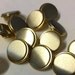 10 Gold Buttons Metal Buttons 15mm Gold Metal Buttons