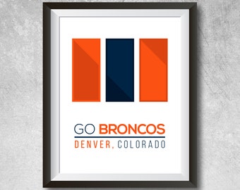 Broncos Wall Art denver broncos wall art | etsy Broncos Wall Art denver broncos wall art | etsy