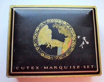 SALE!! Original Cutex Marquise Manicure Set In Tin Box 214