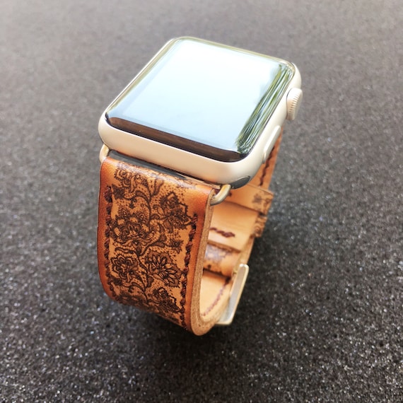 Apple Watch Band Hand-Stitched Handmade Series 1 Series 2