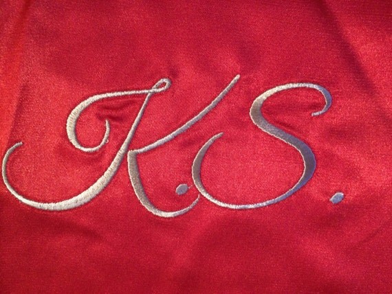 Personalized robes Bridal robe with monogram Custom name