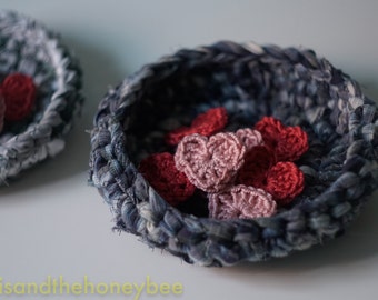 Rag Rug Bowls // Trinket Bowls // 2 for 1 Set