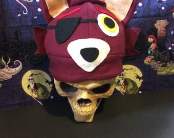Foxy Inspired Fox Hat Costume FNAF