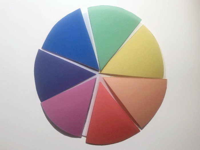 Montessori colors color wheel. color blends basic colors