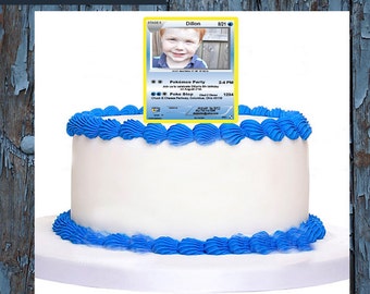 Pokemon, Pokemon cake, Pokemon cake topper, Pokemon party, Pokemon birthday, Pokemon themed, Pokemon card, Pokemon printable,