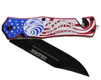 Personalized Pocket Knife - Engraved Pocket Knife - Custom Knife - Groomsmen Gifts - Knives for Groomsmen - Engraved Knife - Eagle Knife