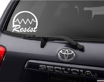 Science Decal, Resist Decal, Science Bumper Sticker, Resist Bumper Sticker, Resist, pro science car window wall decal graphic bumper sticker