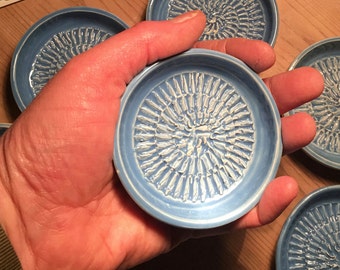 Azure Blue Wee Jaggy Plate