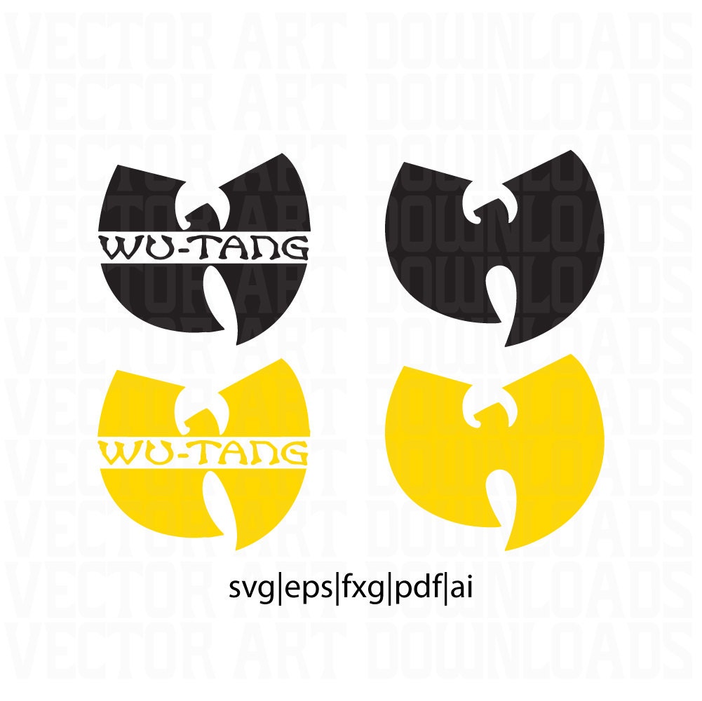 Wu Tang Logo Vector Pack Vector in SVG DXF PDF eps ai
