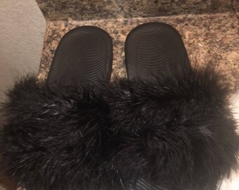 nike leopard print sliders