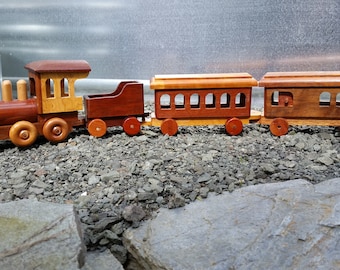 Wood Train DEPOSIT ONLY 4 piece made for you