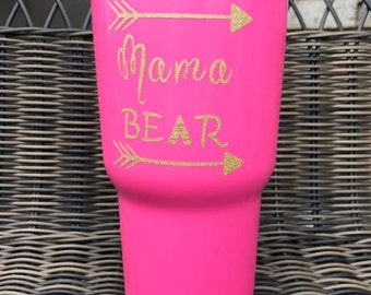 Items similar to Bear Painting, Momma Bear and Baby Bear, Original