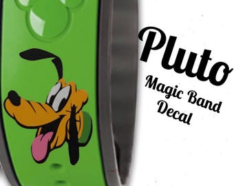 Pluto Magicband Decal for Disney Magic Band Original or 2.0 2 MagicBand Skins Stickers Accessories