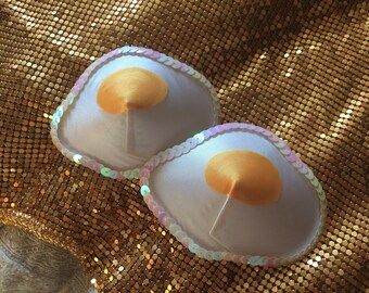 Sunny side up nipple pasties