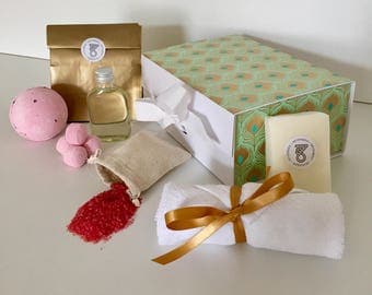 Get Well Soon Gift for Friend Relaxation Thinking of You Gifts Mum Care Package Personalised Cheer Up Birthday Bath Bomb Set for Her