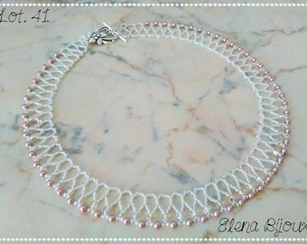 Swarovski pearls and beads necklace