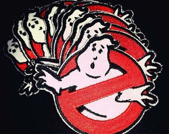 GHOSTBUSTERS Inspired name badge iron on patch