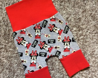 Scalable short 6-36 month Minnie Mouse Red