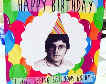Louis Theroux Birthday Card