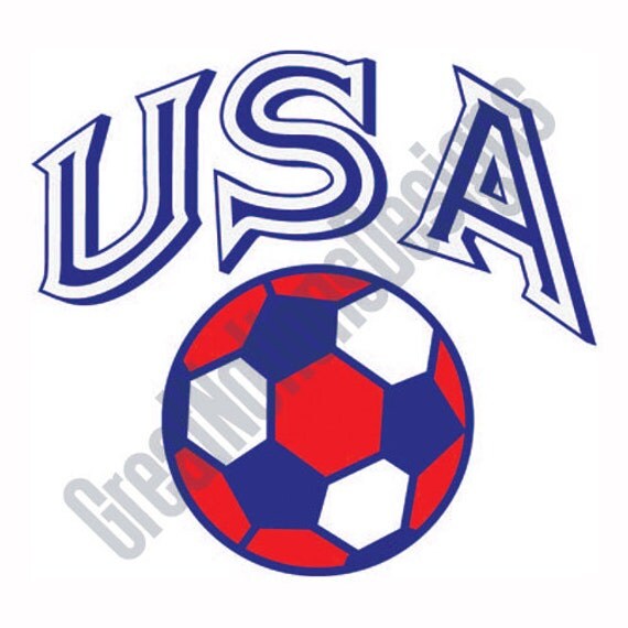 USA Soccer SVG HTV Vinyl Cutting Graphic Image
