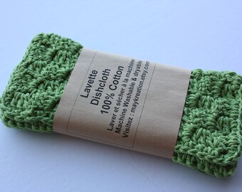 Set of 2 Crochet dishcloths, Washcloths, dishcloths