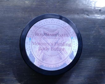 Mommy's Healing Body Butter, ~8 oz//Prevent, Fade Stretchmarks//Natural Pregnancy & Postpartum Skincare//Breastfeeding Safe//Organic//Vegan