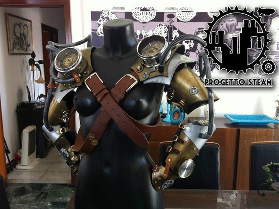 Steampunk armor arm typeA by ProgettoSteam steampunk buy now online