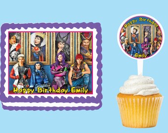 Descendants cake | Etsy