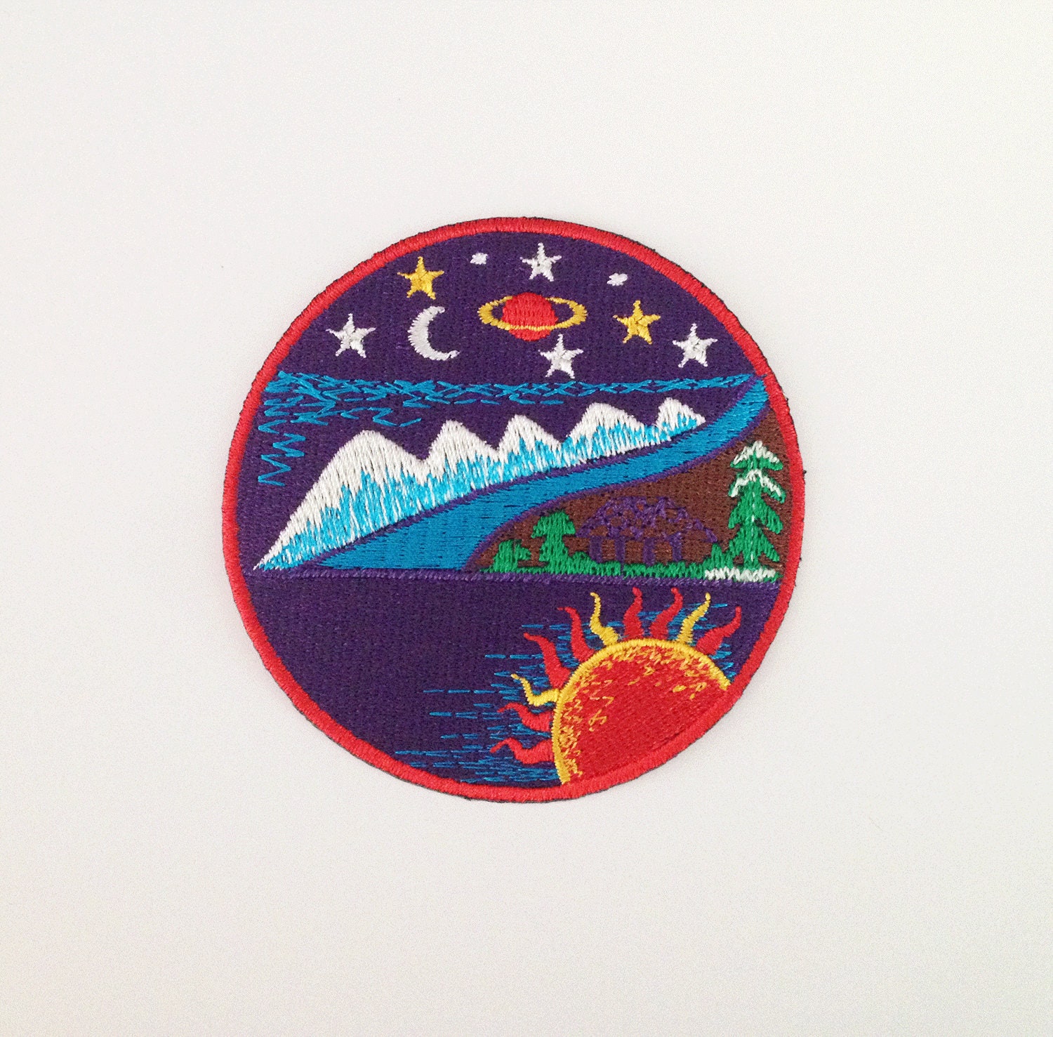 Beautiful nature patch Iron on patch from Craftdecobyme on Etsy Studio