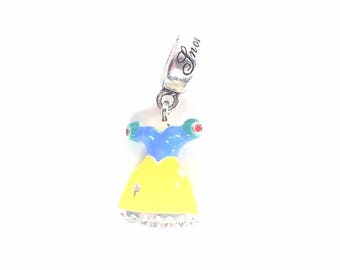Adorable Snow White Charm - Princess Charm - Snow White Pendant - Snow White Charm for Charm Bracelet or Necklace - Fits Charm Bracelets