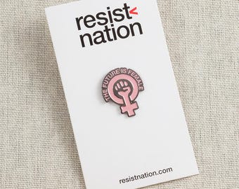 The Future Is Female Lapel Pin