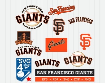 San Francisco Giants Cut Files, SVG Files, Baseball Clipart, Cricut Giants Cutting Files, Baseball DXF, Clipart, Instant Download