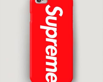 Red Supreme iPhone 6 Case, iPhone 7 Case, iPhone 6s Plus Case, iPhone SE Case, iPhone 4 Cover, Supreme Phone Case, Supreme Case iPhone