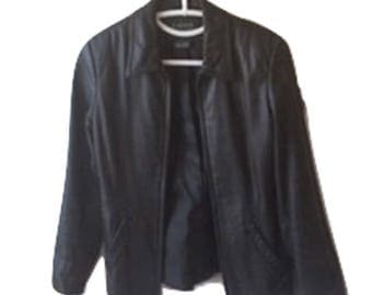 Ralph Lauren Leather Jacket- Grunge, 90s